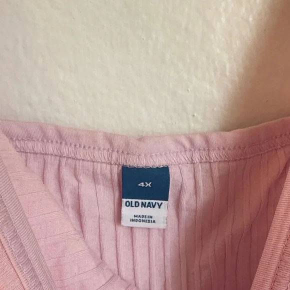 Pink Ribbed Tank Top - Picture 2 of 4